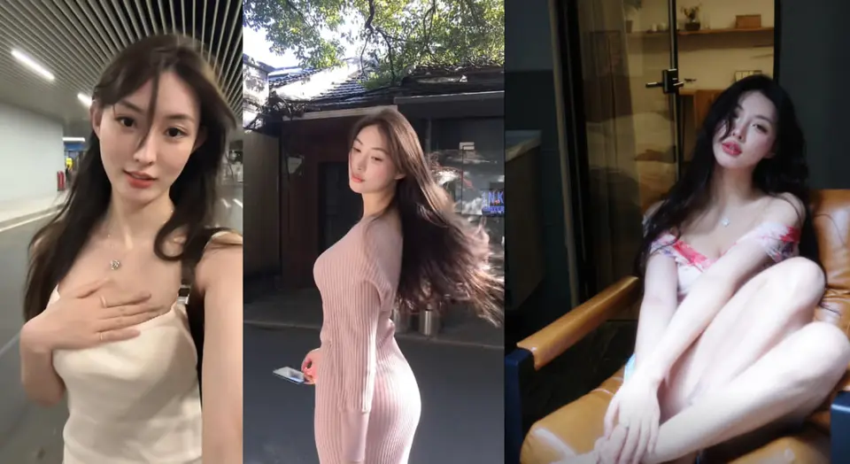 抖音150万粉颜值网红王语会 疑似谈恋爱得罪大哥被曝光私照 绝美女神不过是大哥的炮架子