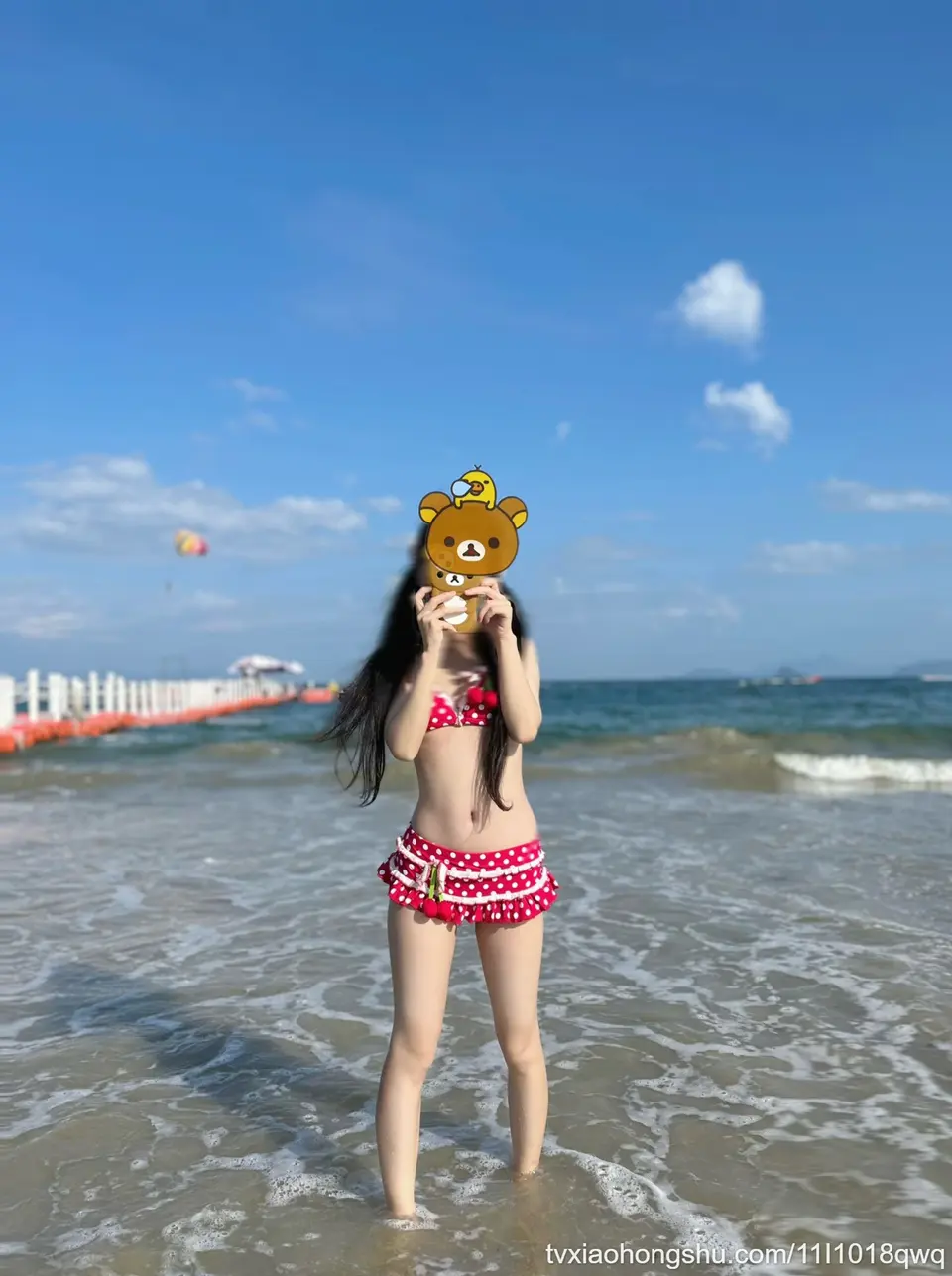 之前去海边玩拍的，可惜