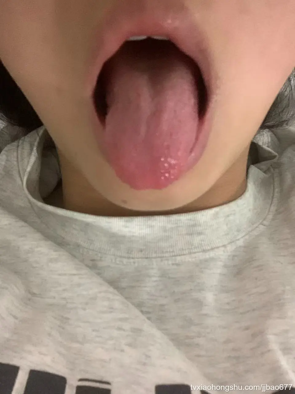 老公，我张开嘴了