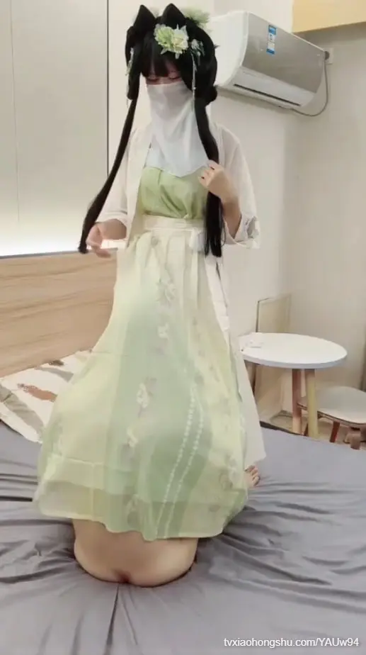 极品粉嫩萝莉 白丝梦蝶汉服啪啪