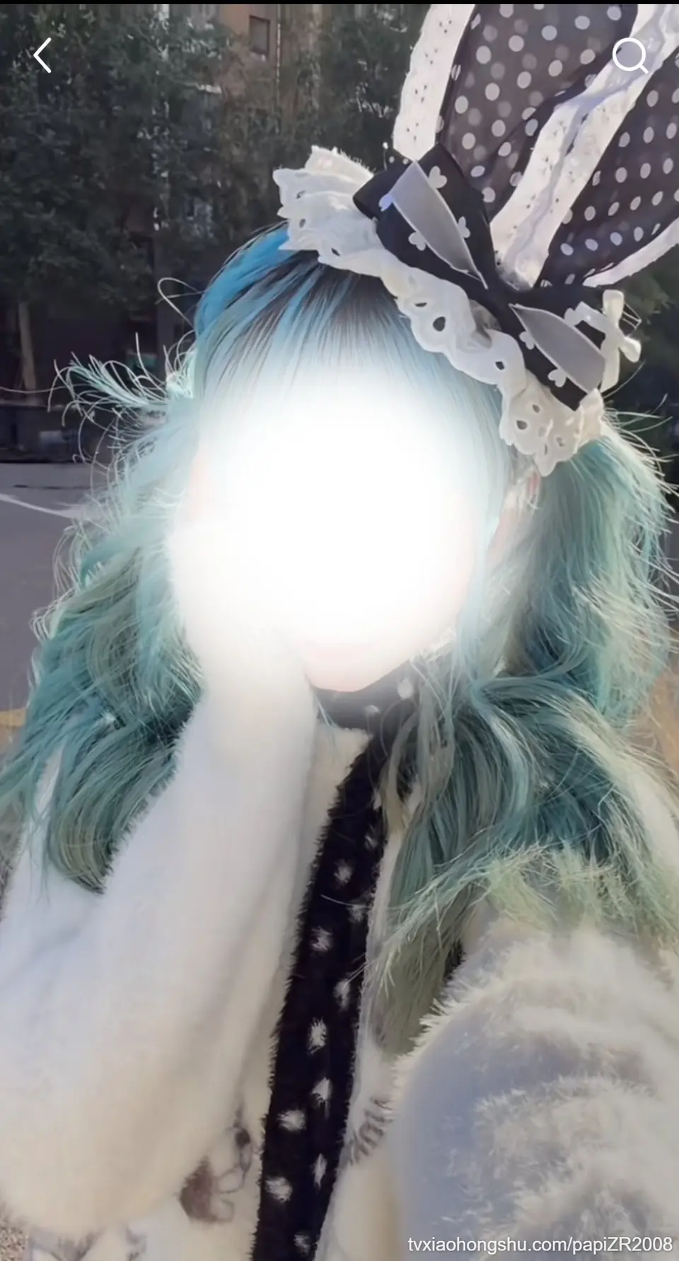 想染个蓝毛