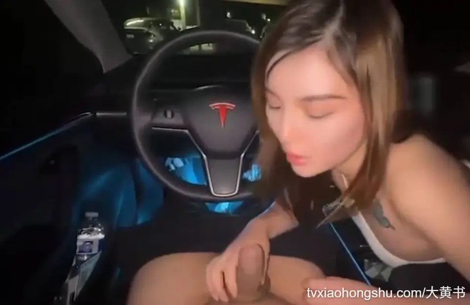 在特斯拉车里口爆