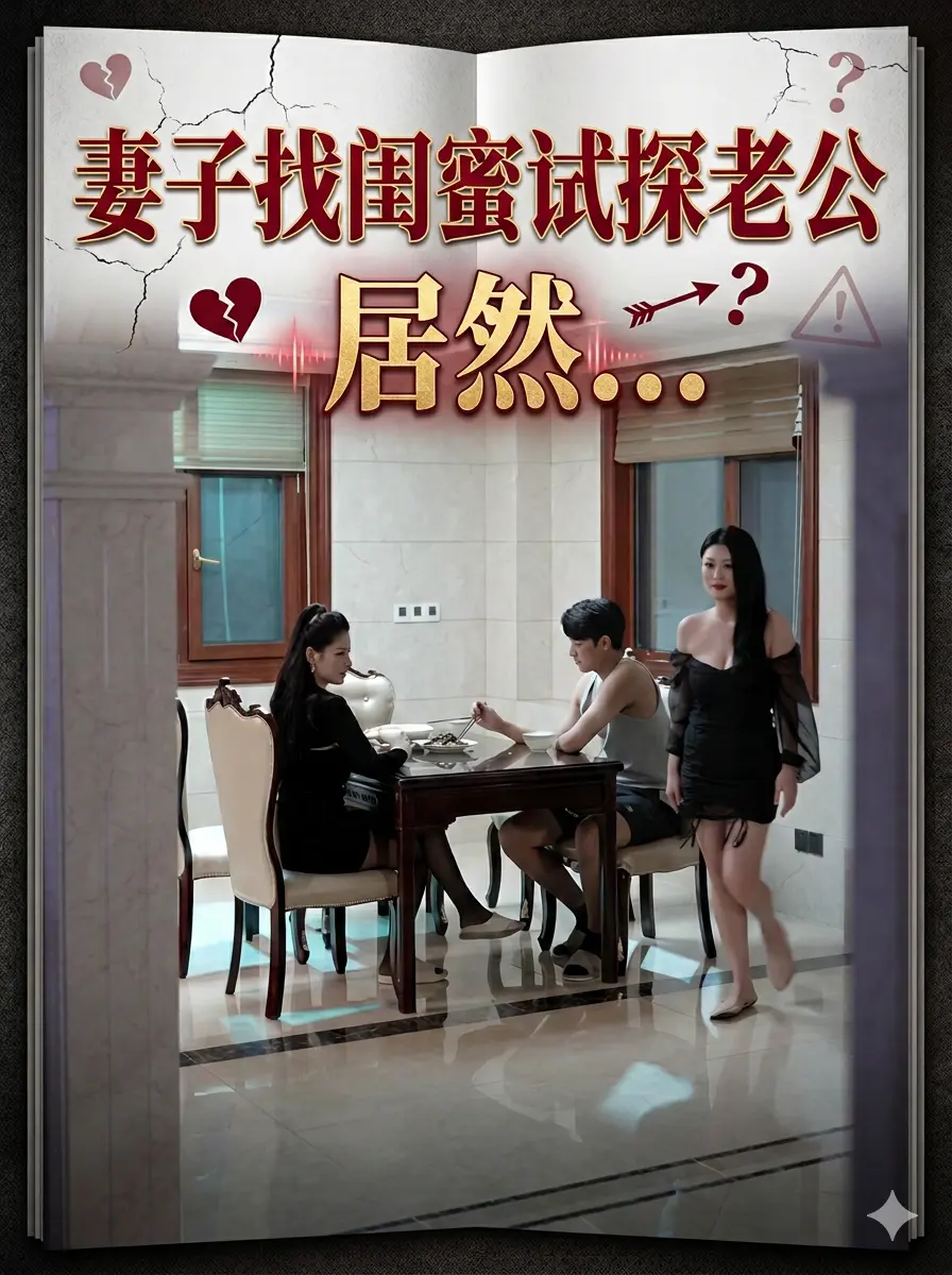 妻子找闺蜜试探老公，不料闺蜜与老公假戏真做