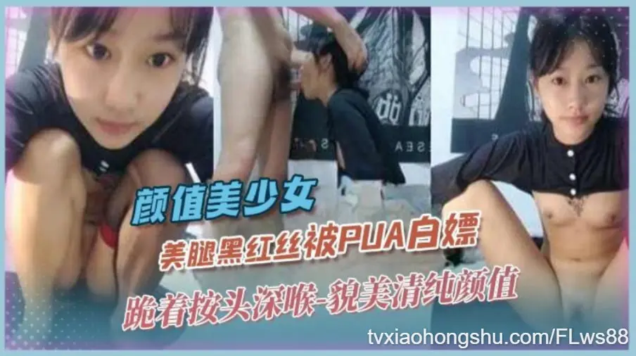 高颜值美少女-美腿黑丝被PUA白嫖 跪着按头深喉 貌美清纯颜值