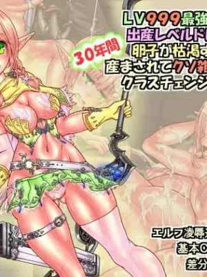[サークルひとり] LV999最強エルフが出産レベルドレインで卵子が枯渇するまで30年間産まされてクソ雑魚孕み袋にクラスチェンジするまで [SVIN&不咕鸟联合汉化]