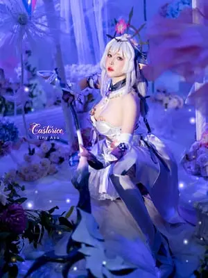 Tiny Asa アサ (tiny.asababy) cosplay Castorice - HonkaiStar Rail