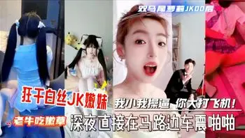 深夜把妹妹拉到马路上车震啪啪