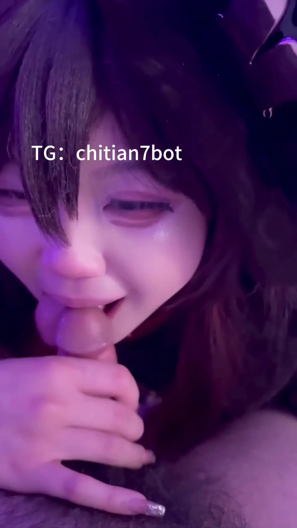 二次元美少女「口交口爆」00后反差小女友COS【chitian】