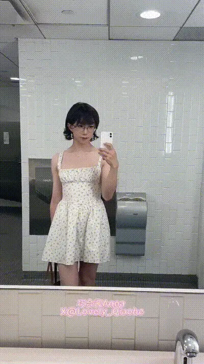 这两件裙子的对比算是我最常穿的两种风格的代表了 动图预览