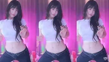 韩国 SOOP女主播 _雷颖 白色T清新舞蹈