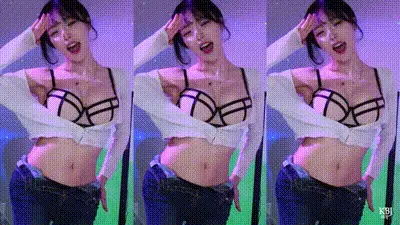 韩国SOOP女BJ 尹蛙舞蹈直播精华 动图预览