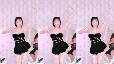 韩国短发女主播aidaid00 美乳性感热舞 动图预览
