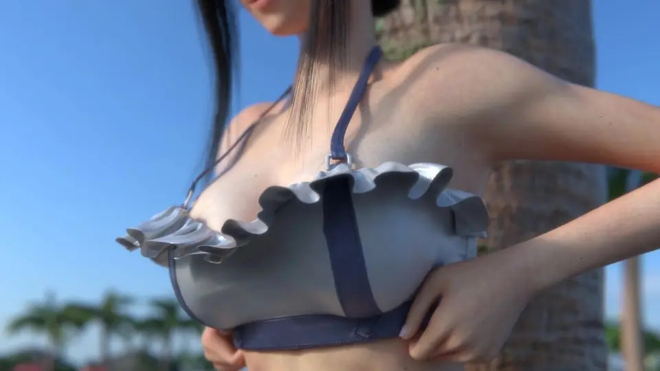 [Lvl3Toaster] Tifa shows off her boobs (1080p)