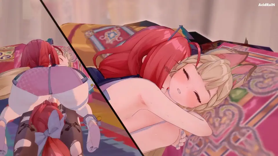 [AcidRaiN] 【FUTA】Yuzuha x Alice Having Fun【ZzZ】