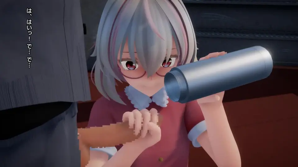 [maloxx🔞のMMD] 図書館で女の子に精液を分けてあげるお話