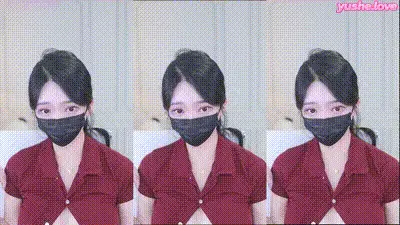 韩国BJ o111na 酒红色POLO短款开胸爆乳杀 动图预览