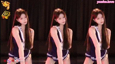 女主播#lulu 紫色小裙 可爱又撩人在线暴击！ 动图预览