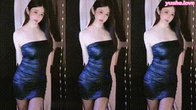 #爱喝芋圆波波 曲线紧致诱人 动图预览