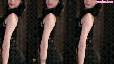 #刘钞钞 黑色黑丝就是特别的诱惑 动图预览
