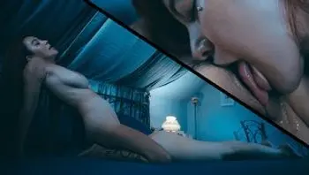 Busty亚洲女孩被困 Hot女同性恋家庭入侵性滑入她的阴户 未出生预告片-rae lil black