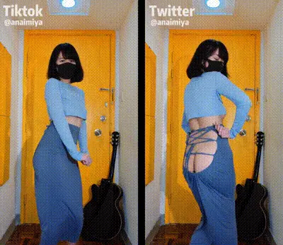 【Naimi Tiktok Series】Naked tiktok dance collection 3 - 奶咪抖音系列3-naimi naimi 动图预览