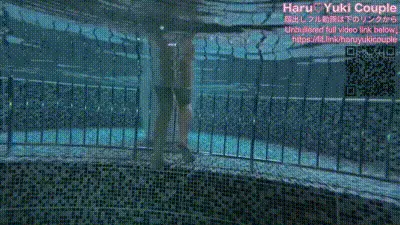 【日本人本物カップル】色白美女がプールでおっぱい露出して温泉で中出し性交 色白美乳美少女 素人カップル リアルハメ-yuki tokyogirljp 动图预览