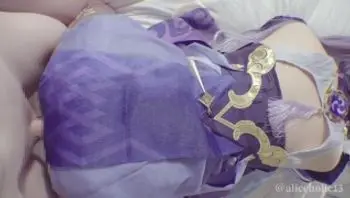 【AliceHolic13】Genshin Impact Keqing Cosplay doggy style【個人撮影 ハメ撮り】原神 刻晴 コスプレイヤーを子宮口ポルチオノックで完堕ち絶頂させる-aliceholic13