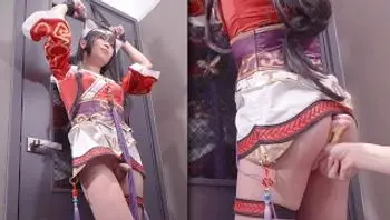 【英雄联盟】🌸性感的阿狸coser, 伪娘和性情色視頻　【個人撮影】 12-shinen2022