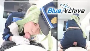 【蔚蓝档案】💙铁道学院双子 橘望coser, 伪娘和性情色視頻　【個人撮影】 7-shinen2022