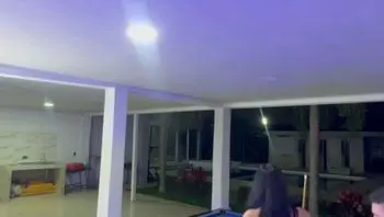 College girl gets fucked after a game of pool while her boyfriend is away-thalia and felipe