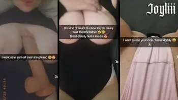 在 Snapchat 上给我最好的朋友爸爸发短信，直到我 CUUM @joyliii_real-joyliii