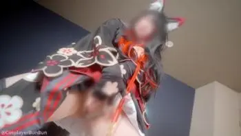 【ぶんコス】ブル◯カ　ワ◯モ♡「あなた様の精◯で満たされる♡♡」先生と密会連続中◯しえっち♡子種をもらうため見せつけ精◯オ◯ニー♡-cosplaybunchan