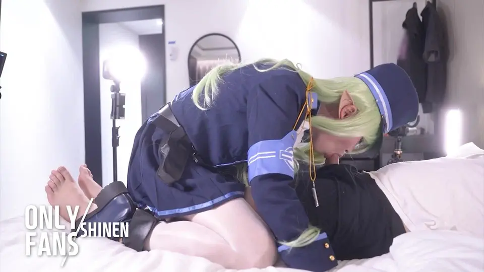 【蓝色档案】💙性感的铁道学园橘光coser, 伪娘和性情色視頻　【個人撮影】6-shinen2022