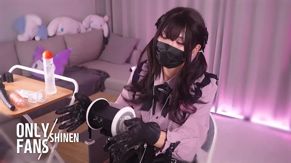 【地雷系】ASMR 敲打、摩擦、耳朵清潔🖤性感的亚文化coser, 伪娘和性情色視頻　【個人撮影】-shinen2022