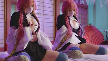 ぴえんで恋する乳柱！甘露〇蜜璃の自慰しか勝たん。鬼に金棒、穴に肉棒。オトコの柱に思いめぐらせ幾星霜。今日も悦に浸ります。-echiechimykanojo