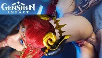 东方舞者妮露被操了她的屁股。Genshin Impact - Sunako_Kirishiki-sunako