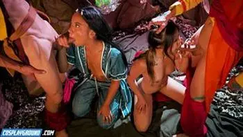 Aang and Zuko Bend Hard Cocks into Katara and Mai (Ameena Green & Lulu Chu) Until They Cum - The Avatar The Last Airbender Porn Cosplay Parody-lulu chu