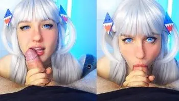 POV your dick passionately sucks Gura Gawr - Sunako_Kirishiki-sunako